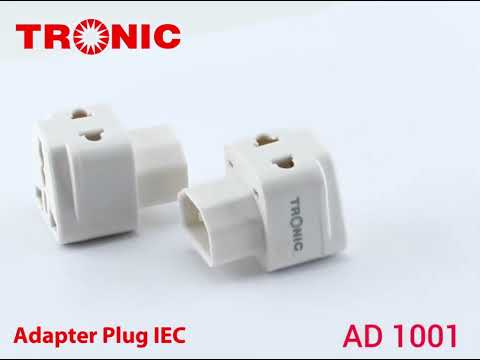 Adapter Plug IEC C14 10A 250V-AD 1001