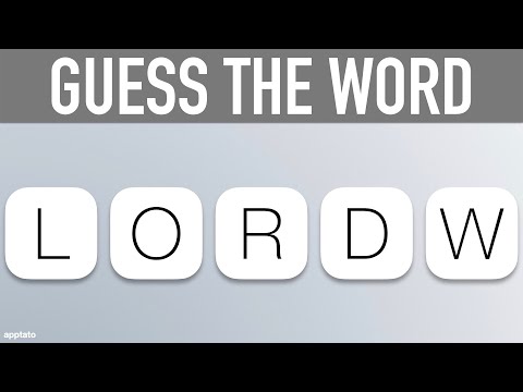 Scrambled Word Game - Guess the Word Game (5 Letter Words)