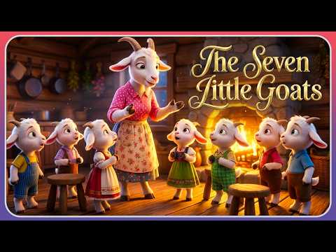 The Wolf and the Seven Little Goats - A Magical Retelling of a Grimm Fairy Tale | Full 3D Animation