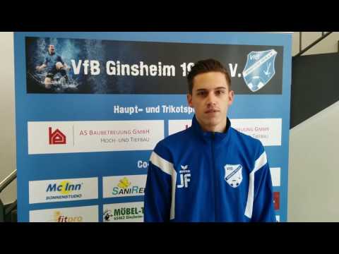 Interview vor dem Spiel VfB - FC Alsbach