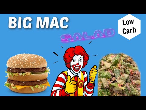 **Low Carb Keto** Big Mac Salad