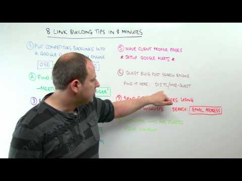 Eight Link Building Tips Whiteboard Friday