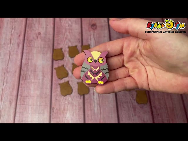 Игра настольная Мемо Совы из дерева 24фишки - видео