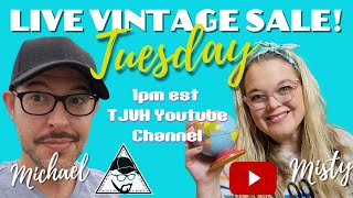 Live TUESDAY Vintage Sale | Thrifter Junker Vintage Hunter &amp; The.Cult.Of.Vintage