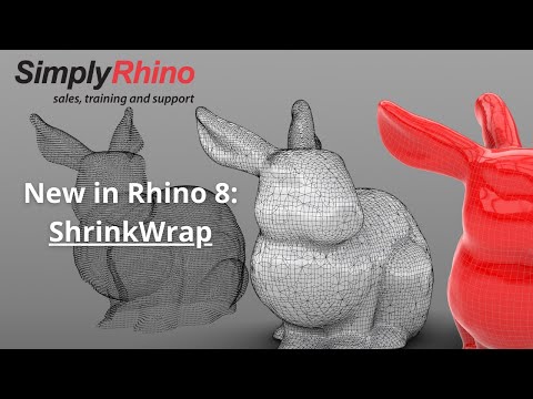 New in Rhino 8 - ShrinkWrap