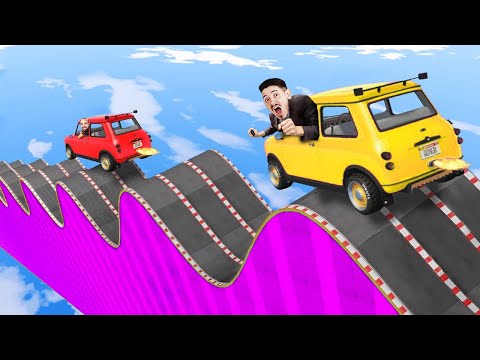 PRVI KOJI SE SPUSTI NIZ NAJVEĆU RAMPU U GTA 5 POBJEĐUJE! :O