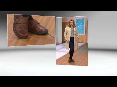 Earth Origins Leather Slip-on Monk Strap Shoes - Evelyn with Gabrielle Kerr