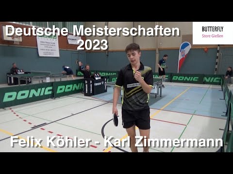 Felix Köhler - Karl Zimmermann | Deutsche Meisterschaften U19 2023 | Highlights