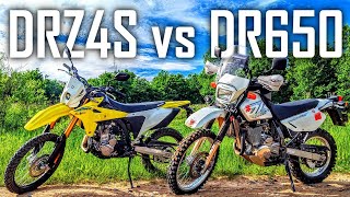 Adventure Test: Suzuki DRZ4S vs Suzuki DR650