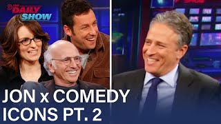 Jon Stewart Talks to Comedy Icons: Larry David, Tina Fey, &amp; Adam Sandler | The Daily Show