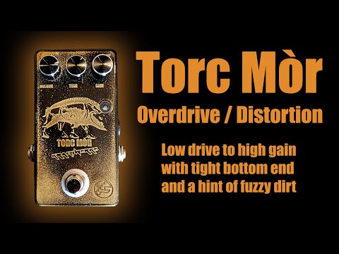 Krachwerke Torc Mòr overdrive / distortion pedal 2021 Black and Gold image 2