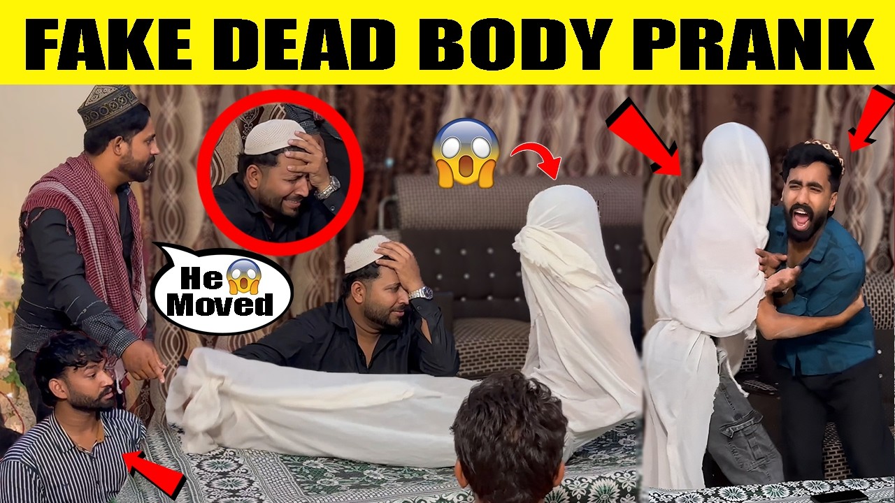 Fake Dead Body Prank || by Sharik & Iqbal Malik on @sharikshah