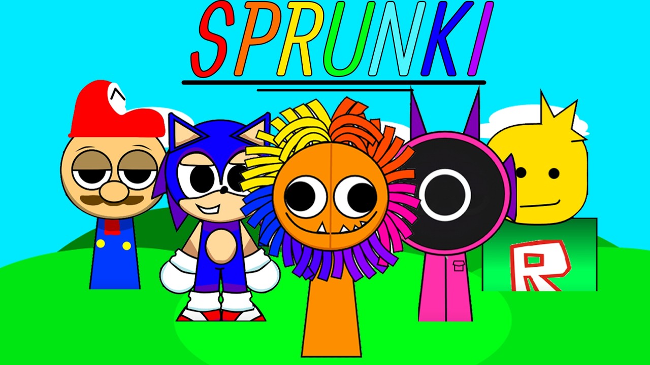 Testei SPRUNKI de JOGOS SECRETOS!!