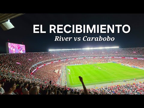 "⚡EL RECIBIMIENTO de RIVER vs Carabobo | Sudamericana 2026" Barra: Los Borrachos del Tablón &bull; Club: River Plate &bull; País: Argentina