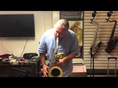 Doug Webb on couf superba one baritone saxophone