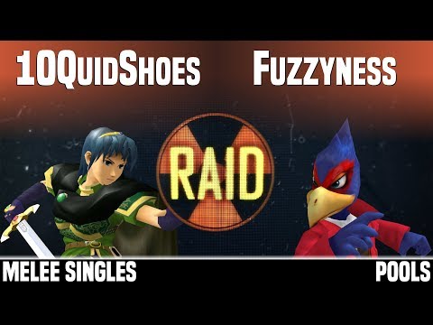 RAID - 10QuidShoes (Marth) vs Revo | Fuzzyness (Falco) - MELEE SINGLES - POOLS