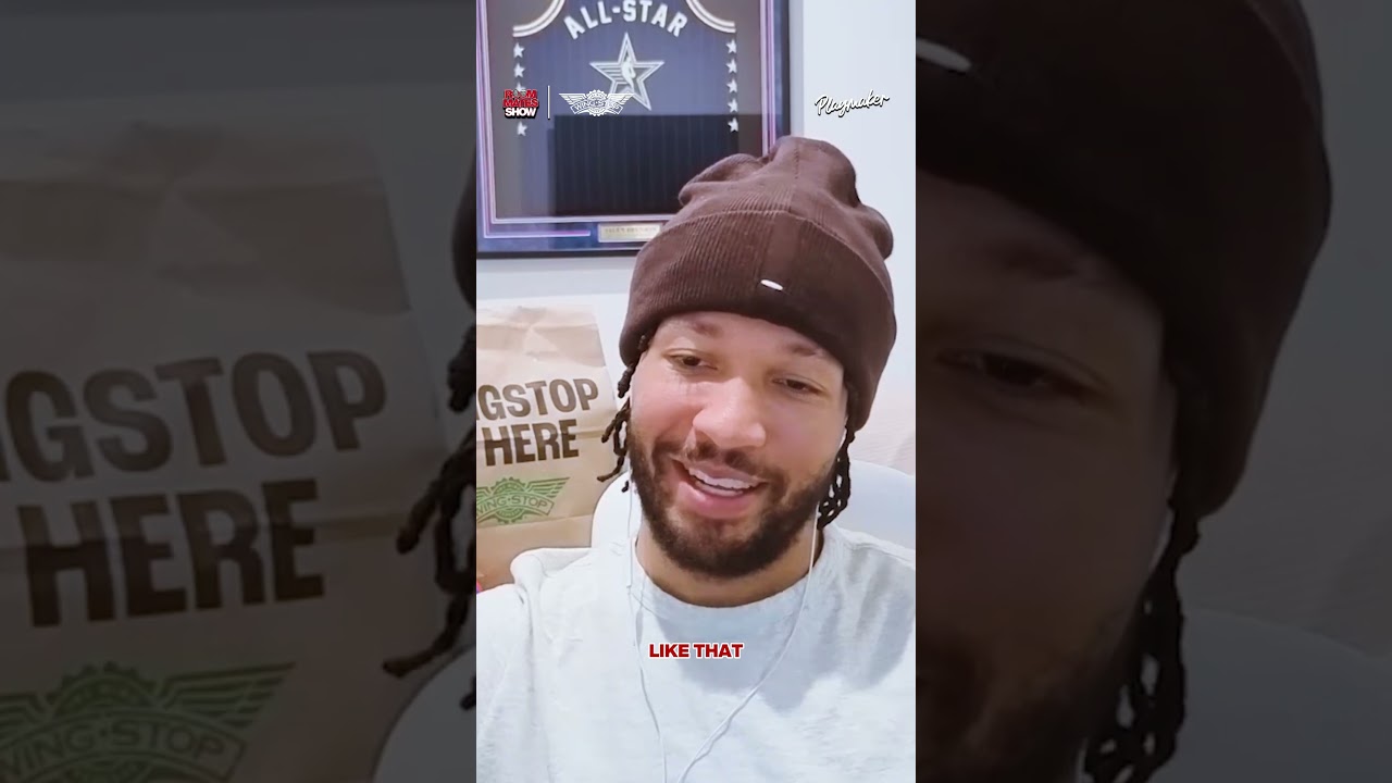 Josh Hart ROASTS a reporter for eating wings during a press conference 😂