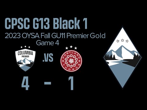 CPSC G13Black1 Fall 2023 U11 - Game 4 vs. Albion SC Thorns Academy (4-1)