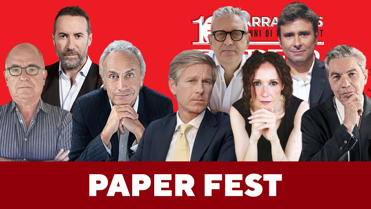 10 anni di Paper First, in diretta con Sommi, Orsini, Ranieri, Travaglio, Padellaro e Di Battista