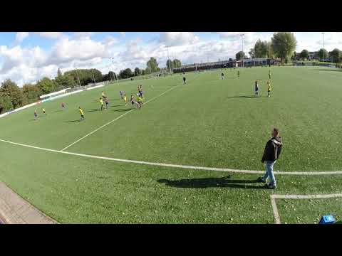 Keeper Sergio Fc Abcoude Divisie 2 4e wedstrijd tegen as80 O13-1 2e helft stand 2-0 gewonnen