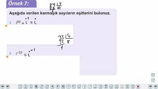Eğitim Vadisi TYT Matematik 47.Föy Karmaşık Sayılar Konu Anlatım Videoları