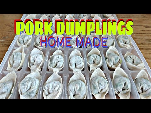 HOW TO MAKE PORK AND CHIVES DUMPLINGS