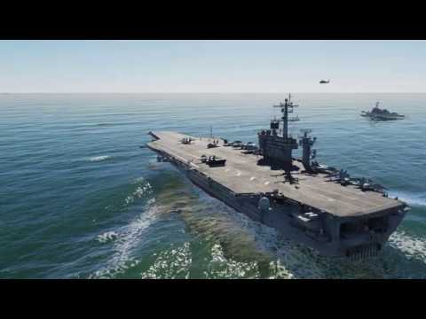 DCS Supercarrier | CVN-71 "Theodore Roosevelt" | Take-off from the deck on F-14B