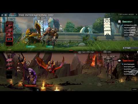 Team Secret vs Execration | Game 1 | TI 2017 | Main Event  | 1080p60