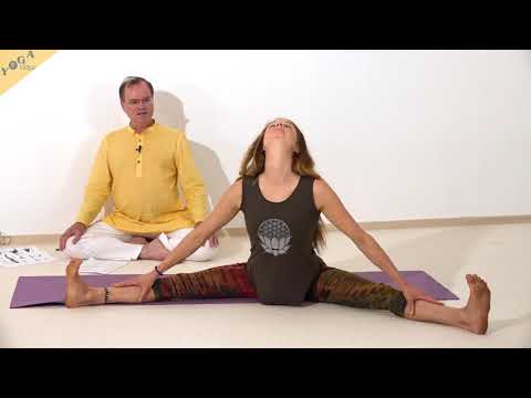 Sitzende Grätsche mit langem Nacken - Yoga Asana Lexikon