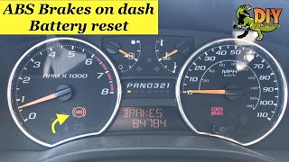 Chevy Colorado/Silverado ABS Brakes flashing on Dash - Battery Reset