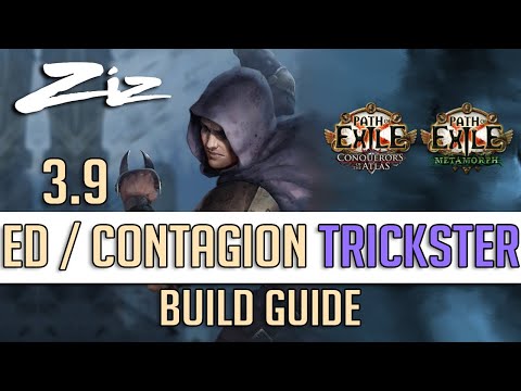Path of Exile 3.9 - Essence Drain Contagion Trickster Starter Build Guide