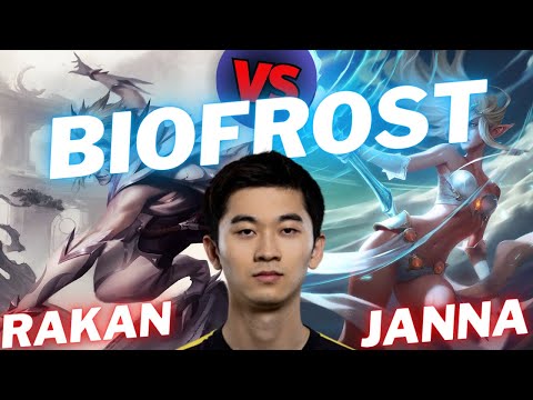 BIOFROST  | RAKAN VS JANNA | SUP  GAMEPLAY | Patch 14.10 / Season 14 | #LeagueofLegends