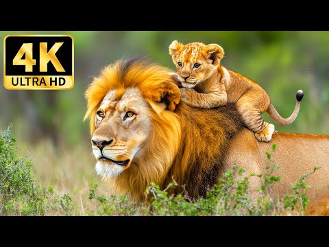 World Wildlife in 4K - Tranquil Animal Moments and Calming Sounds
