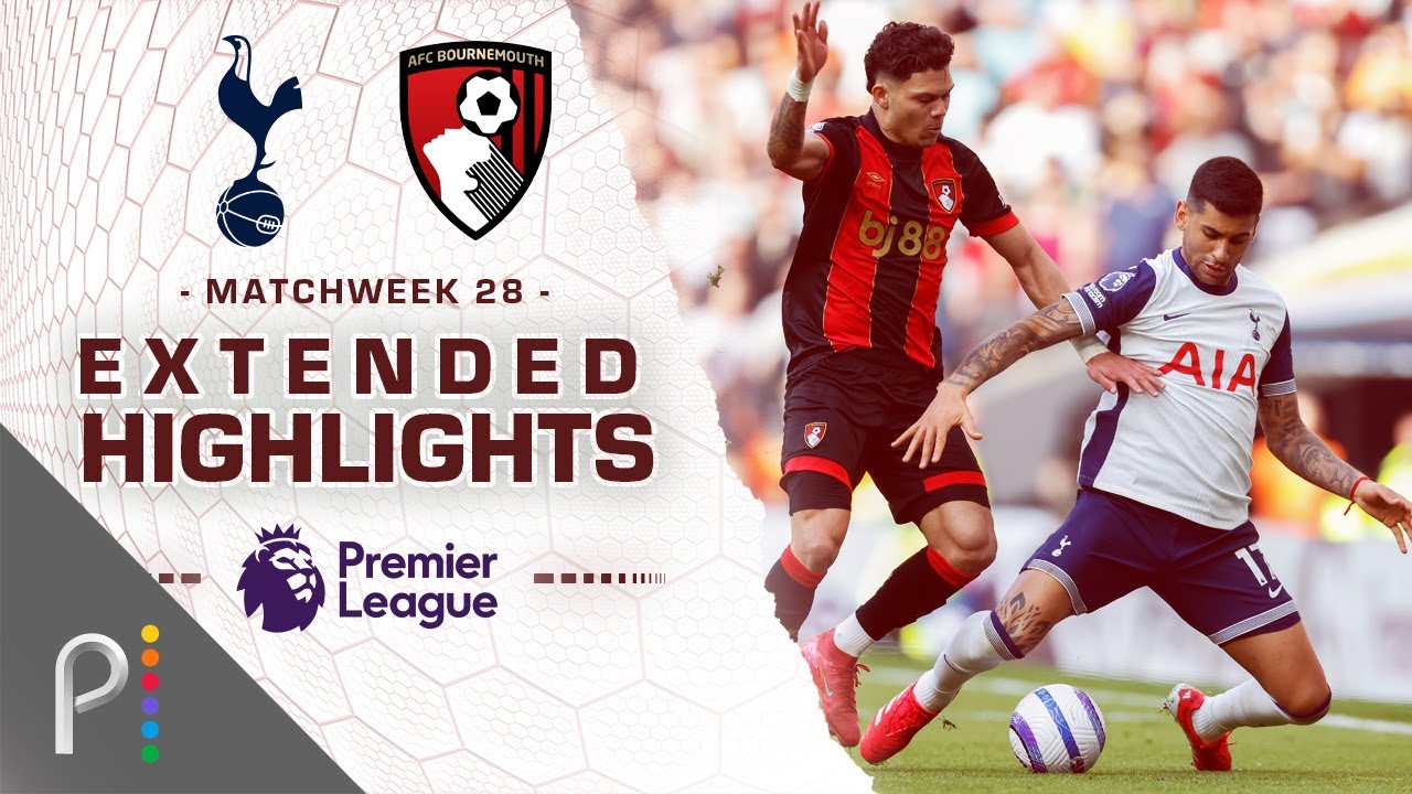 Tottenham Hotspur v. Bournemouth | PREMIER LEAGUE HIGHLIGHTS | 3/9/2025 | NBC Sports