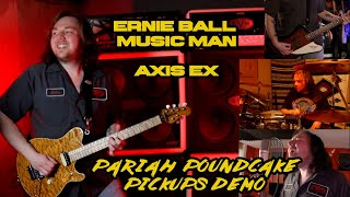 Video thumbnail for Pariah Poundcake Pickups in a Ernie Ball Music Man Axis EX by Jeremy White