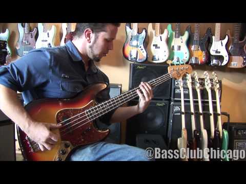 D. Anson Brody grooves on a Fender Masterbuilt Jazz at Bass Club Chicago