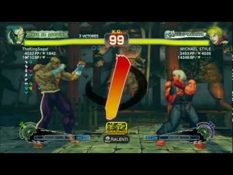 SSF4 AE 2012: TheKingSagat ( Sagat ) VS MICHAEL STYLE ( Ken )