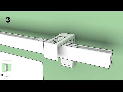 IKEA - VIDGA : So installierst du einläufige Schienen