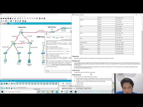 Singel-Area OSPFv2 Configuration - PKA 2.7.1 Packet Tracer