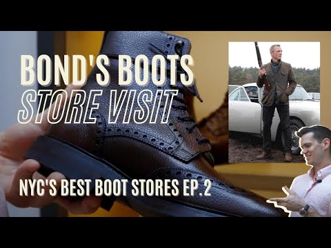 Botas de James Bond: visitando a loja da Crockett & Jones em Nova York