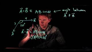 Dot Product | Physics with Professor Matt Anderson | M10-11