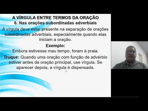 A VÍRGULA ENTRE TERMOS DA ORAÇÃO