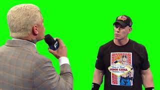 Cody Rhodes "you called me underwhelming, guess what, you're overrated" green screen