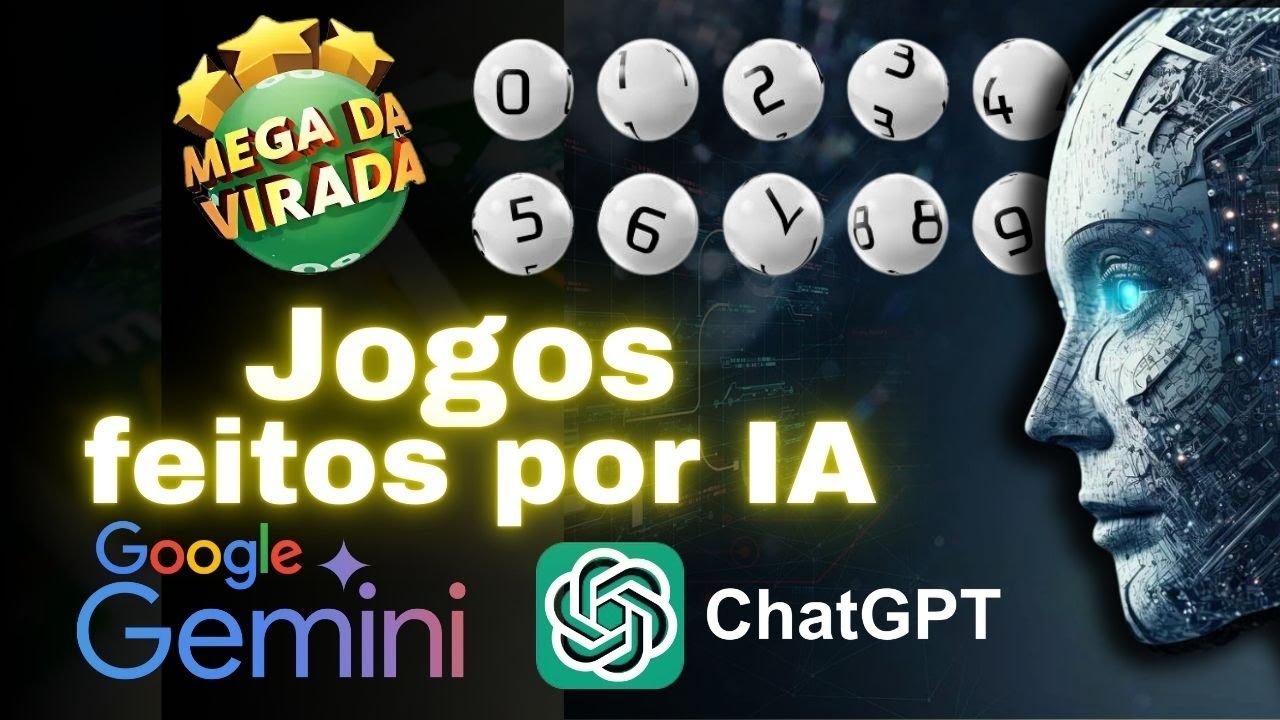 Como ganhar na Mega da Virada 2024 usando Inteligências Artificiais, Vejam NÚMEROS da Mega Sena