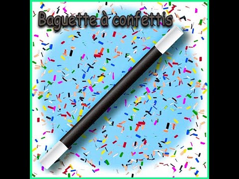 Voir la vidéo Baguette à Confettis + Recharge
