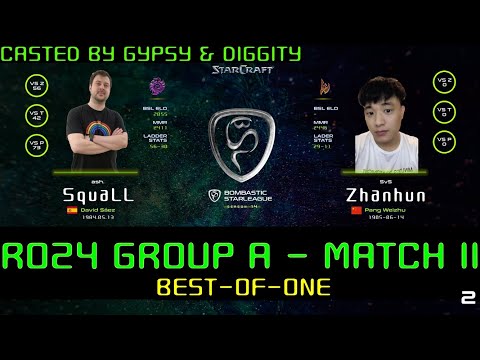 BSL 14 Ro24 Group A - bo3 - 🇪🇸 SquaLL [Z] vs 🇨🇳 Zhanhun [P] - Their Debuts In BSL - STRESS !?