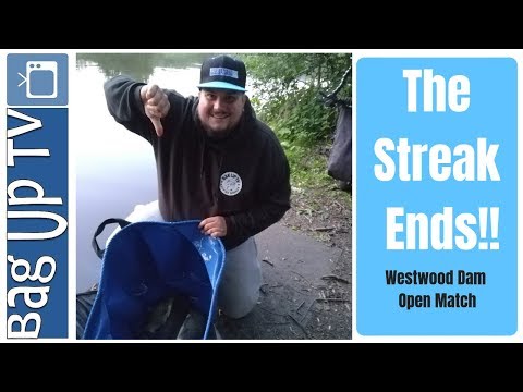 THE STREAK ENDS! | Westwood Dam Monday Night Open Match | BagUpTV | Match Fishing Footage