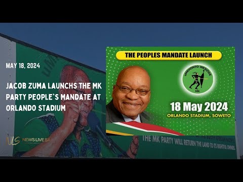 Jacob Zuma launchs the MK Party People's Mandate at Orlando Stadium