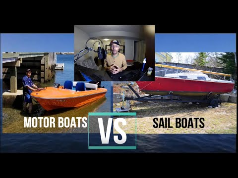BUYING A BOAT? MOTOR BOATS VS SAIL BOATS!