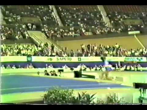3rd T GDR Dagmar Kersten FX - 1985 World Gymnastics Championships 9.775